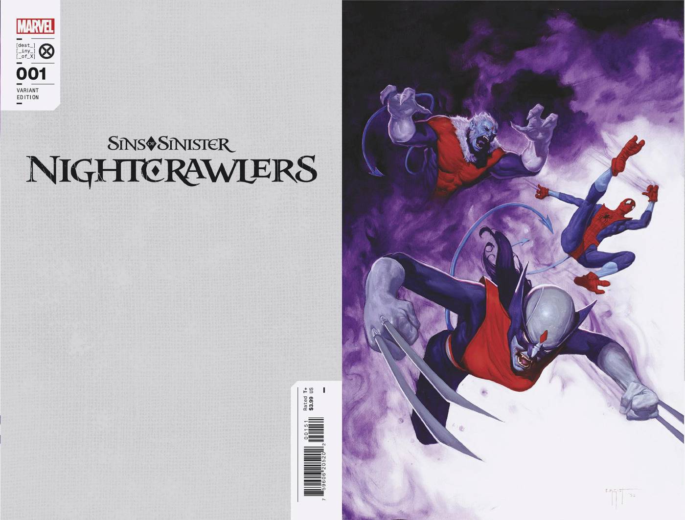 NIGHTCRAWLERS #1 (OF 3) GIST 1:50 VIRGIN VARIANT 2023 X-Men MARVEL PRH