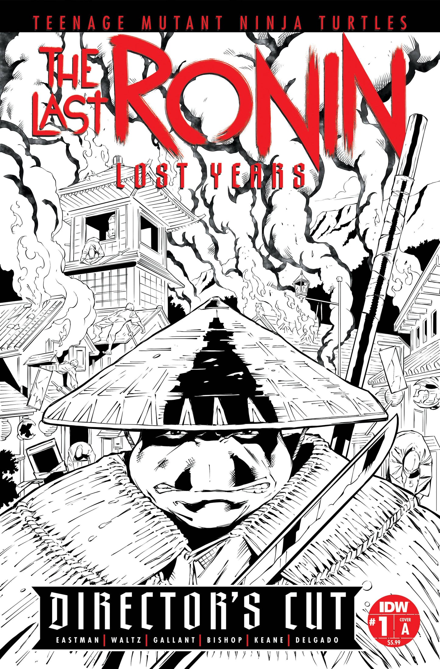 TMNT LAST RONIN LOST YEARS DIRECTORS CUT #1 CVR A GALLANT 2023 TMNT Last Ronin IDW Publishing