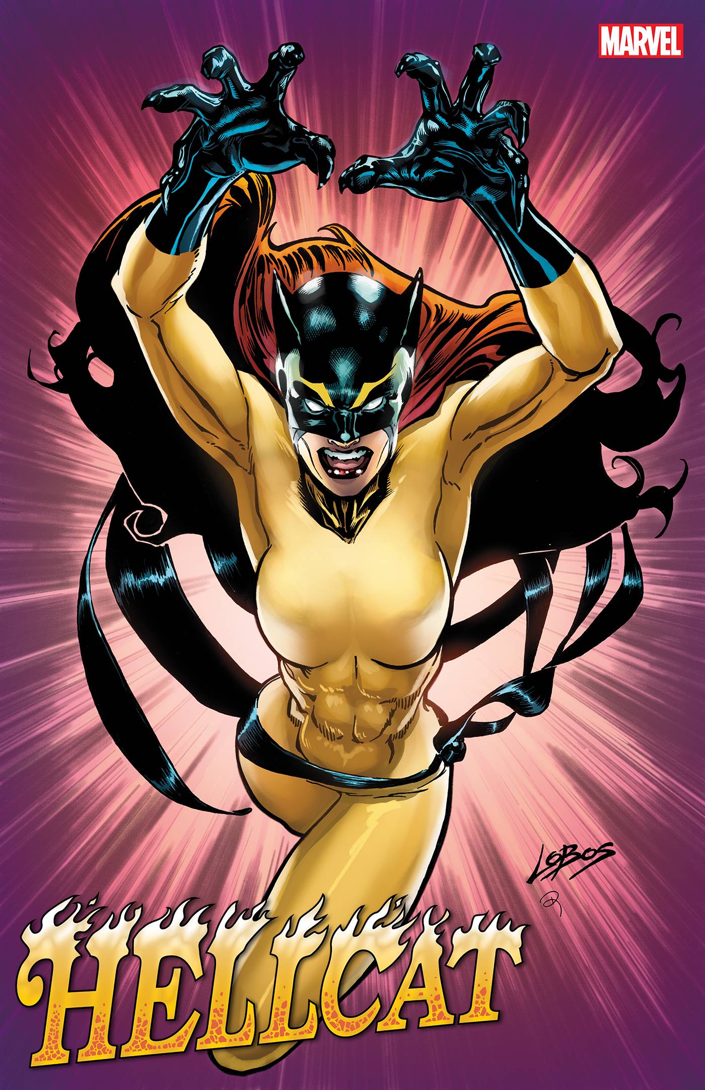 HELLCAT #2 (OF 5) VILLALOBOS 1:25 VARIANT 2023 Hellcat MARVEL PRH