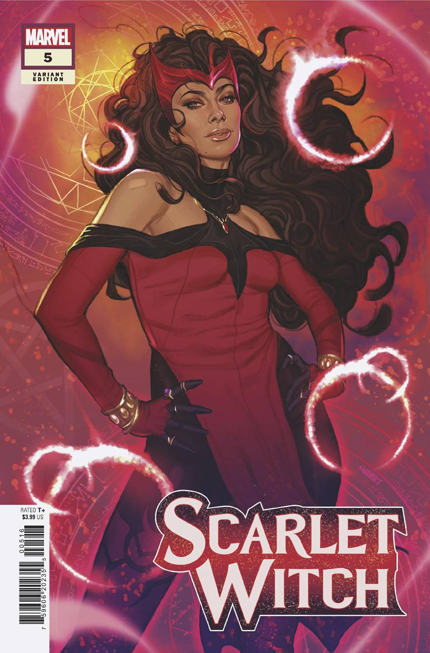 SCARLET WITCH #5 SWABY 1:25 VARIANT 2023 Scarlet Witch MARVEL COMICS