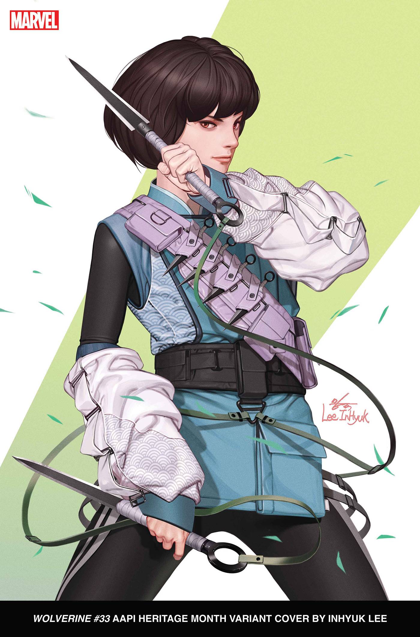 WOLVERINE #33 INHYUK LEE SISTER DAGGER AAPI HERITAGE MONTH VARIANT 2023 Wolverine MARVEL COMICS