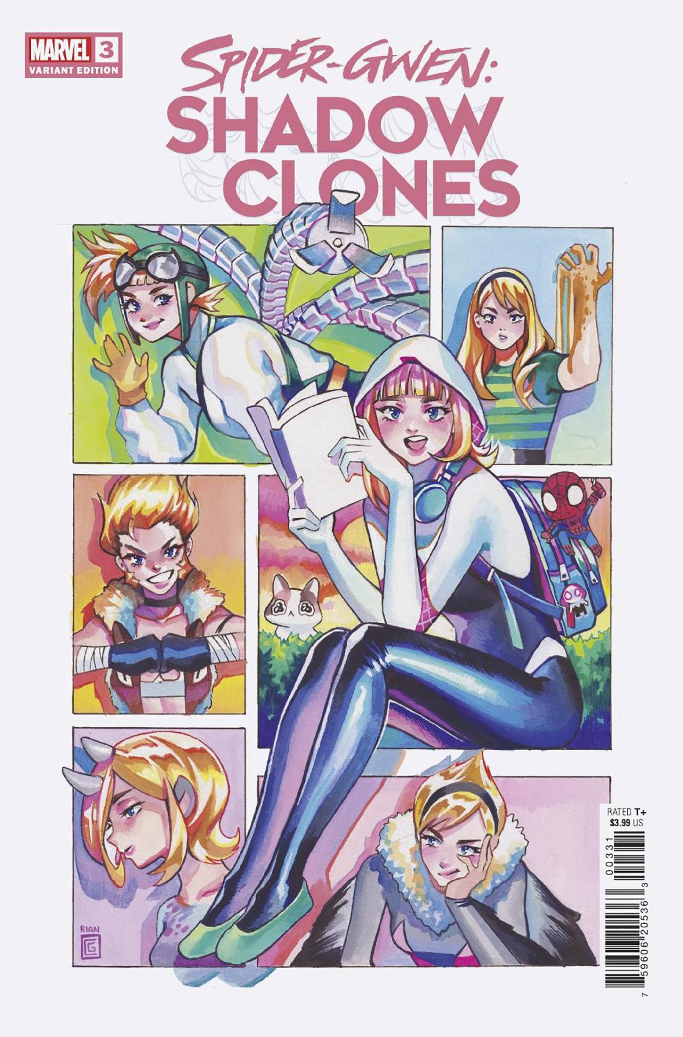 SPIDER-GWEN SHADOW CLONES #3 RIAN GONZALEZ VARIANT 2023 Spider-Gwen MARVEL COMICS