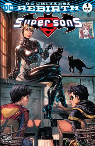 SUPER SONS #1 DETENTION CATWOMAN KIRKHAM EXCLUSIVE VARIANT 2017 Superman DC COMICS