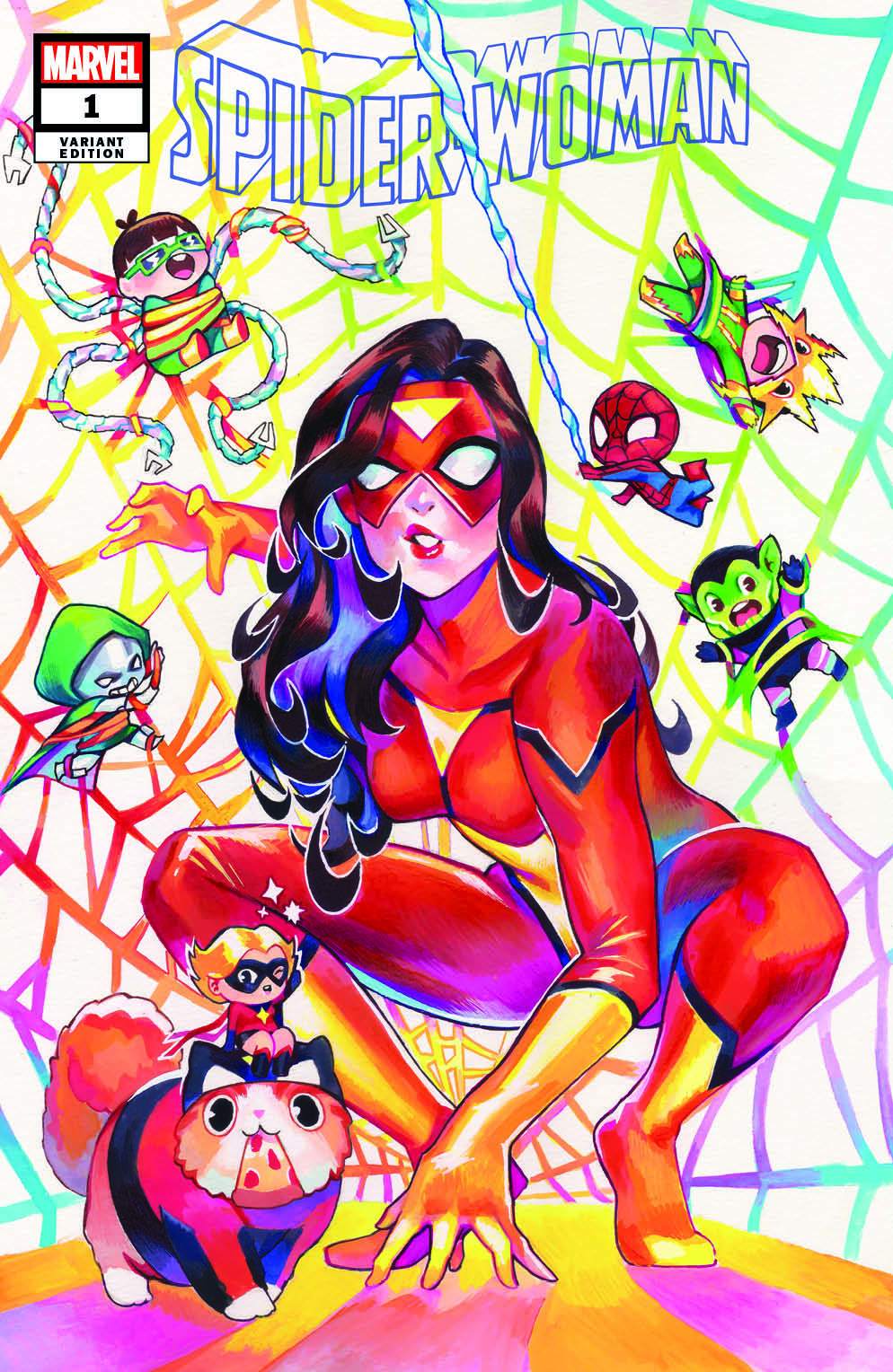 SPIDER-WOMAN #1 SSCO RIAN GONZALES TRADE DRESS VARIANT 2020 comic book MARVEL COMICS