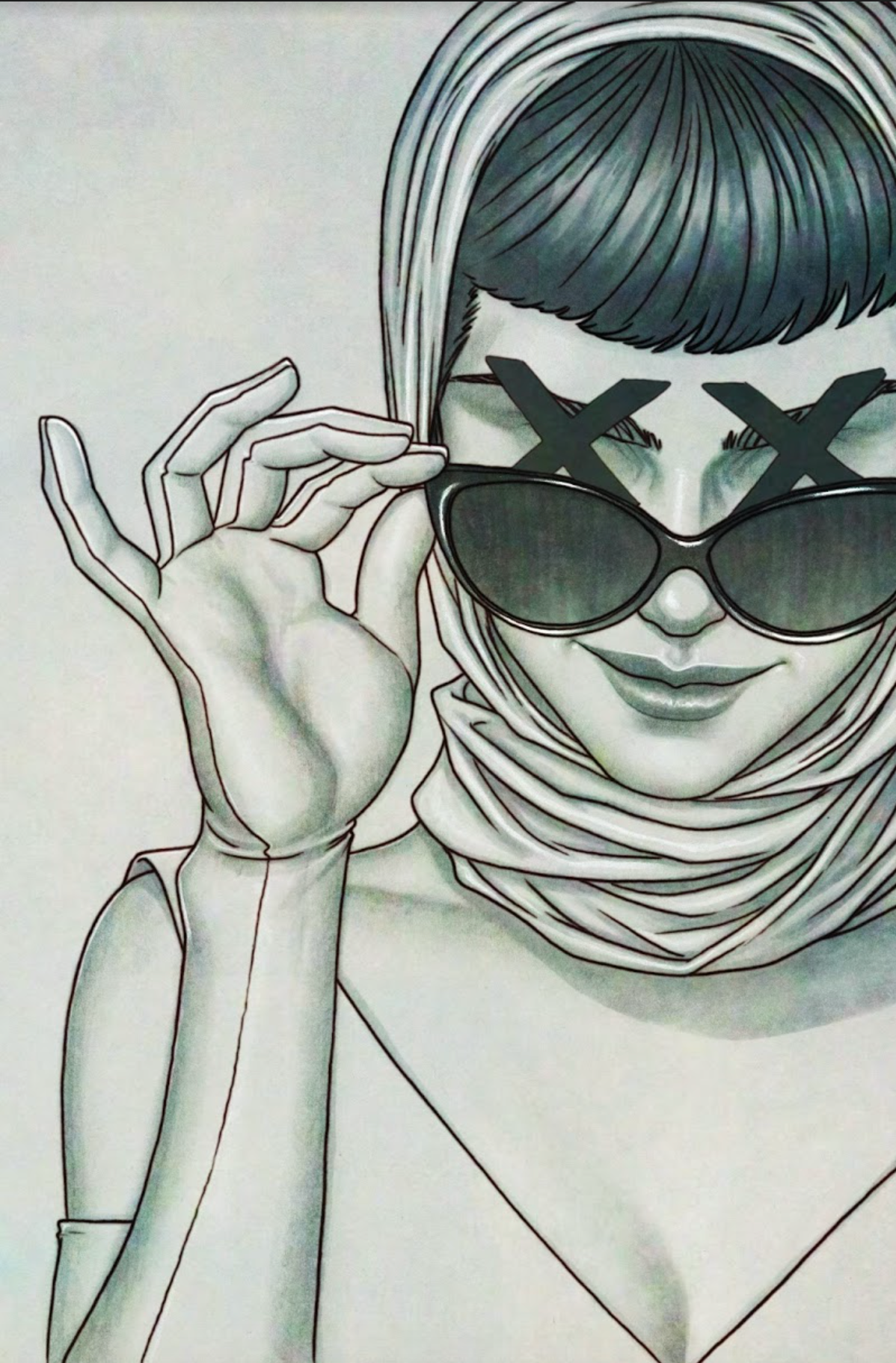 DEPARTMENT OF TRUTH #1 SSCO JENNY FRISON GREYSCALE VIRGIN VARIANT 2020 Department of Truth IMAGE COMICS