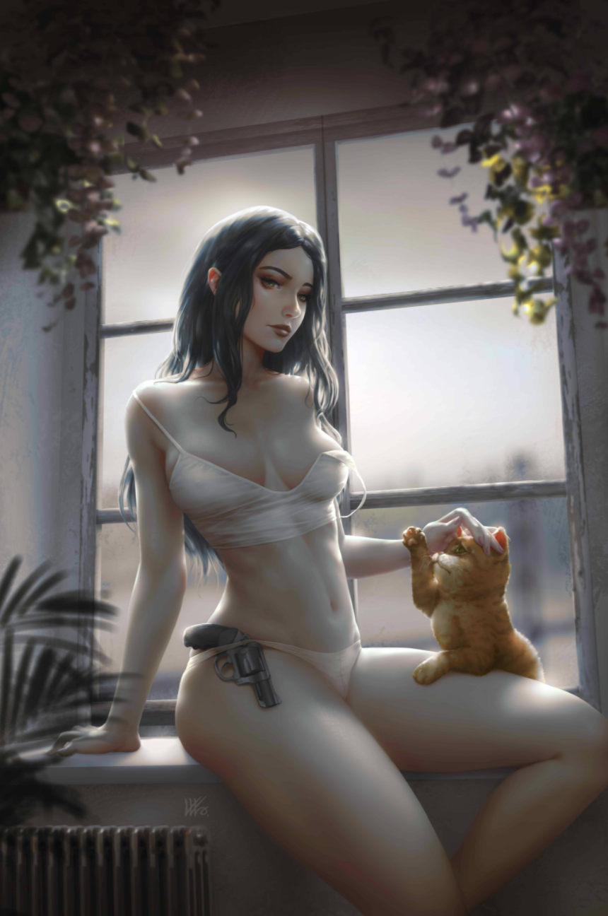 GUN HONEY #2 (OF 4) LIM 1:10 VIRGIN VARIANT 2021 Gun Honey TITAN COMICS