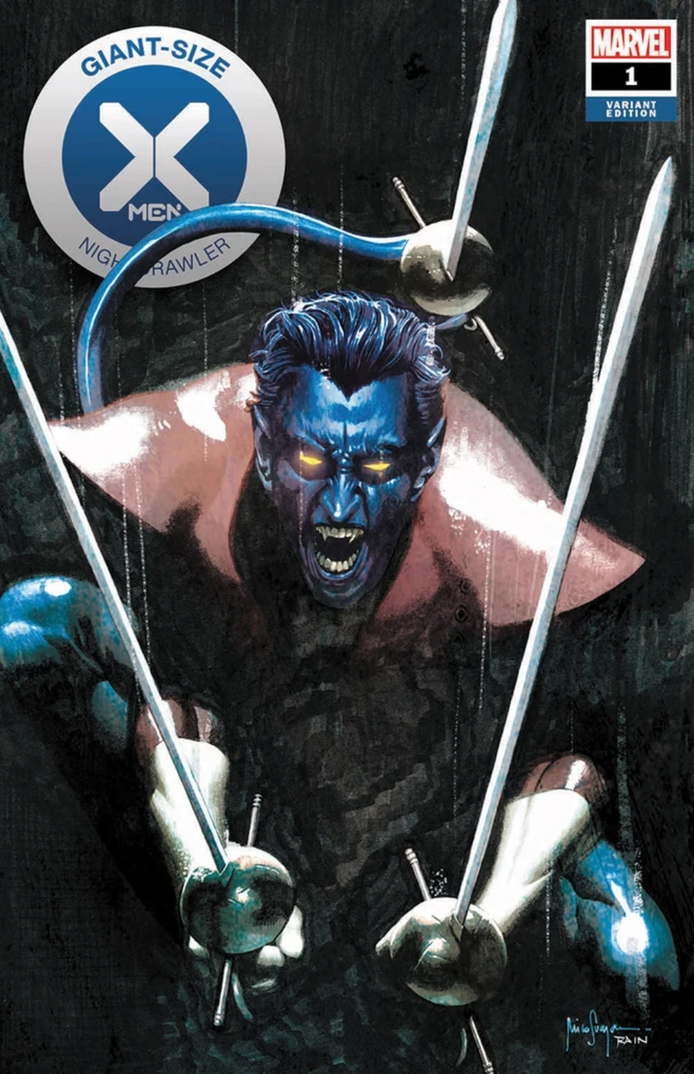GIANT SIZE X-MEN NIGHTCRAWLER #1 MICO SUAYAN VARIANT X-Men MARVEL COMICS