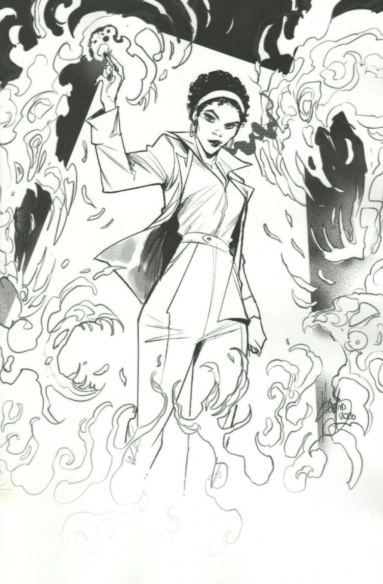 ABBOTT 1973 #2 ONE PER STORE MIRKA ANDOLFO SKETCH VIRGIN VARIANT 2021 BOOM ENTERTAINMENT