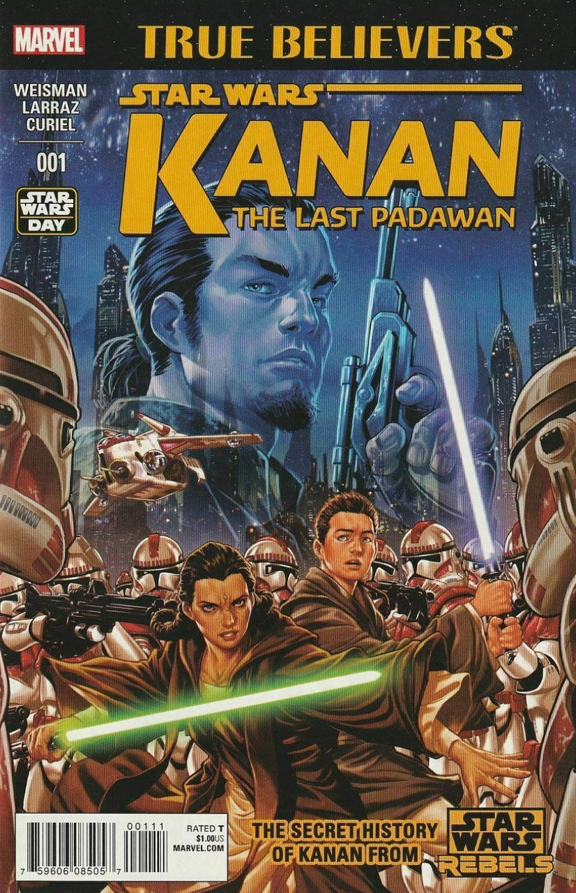 TRUE BELIEVERS STAR WARS KANAN #1 (KANAN - THE LAST PADAWAN #1 REPRINT 1ST APP SABINE WREN) Star Wars MARVEL COMICS