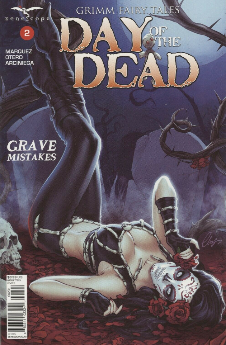 GRIMM FAIRY TALES DAY OF DEAD #2 COVER C CHATZOUDIS 2017 comic book ZENESCOPE ENTERTAINMENT INC