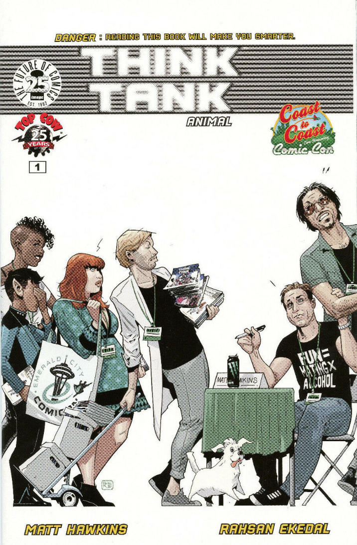 THINK TANK ANIMAL #1 COAST TO COAST 2017 comic book VAULT COMICS