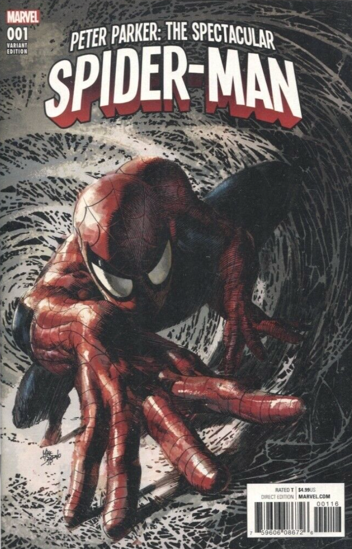PETER PARKER SPECTACULAR SPIDER-MAN #1 DEODATO PARTY VARIANT 2017 COMIC BOOK MARVEL COMICS