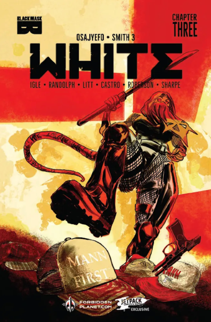 WHITE #3 (MR) DAVID BRAME EXCLUSIVE VARIANT comic book BLACK MASK COMICS