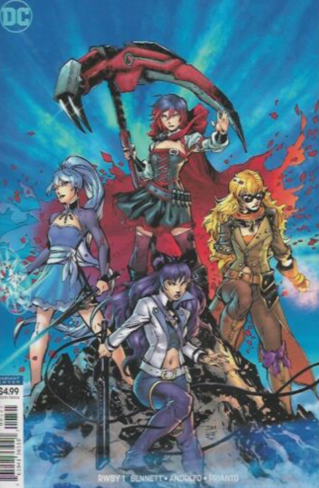 RWBY #1 (OF 7) CARD STOCK JIM LEE VARIANT 2019 Rwby DC COMICS