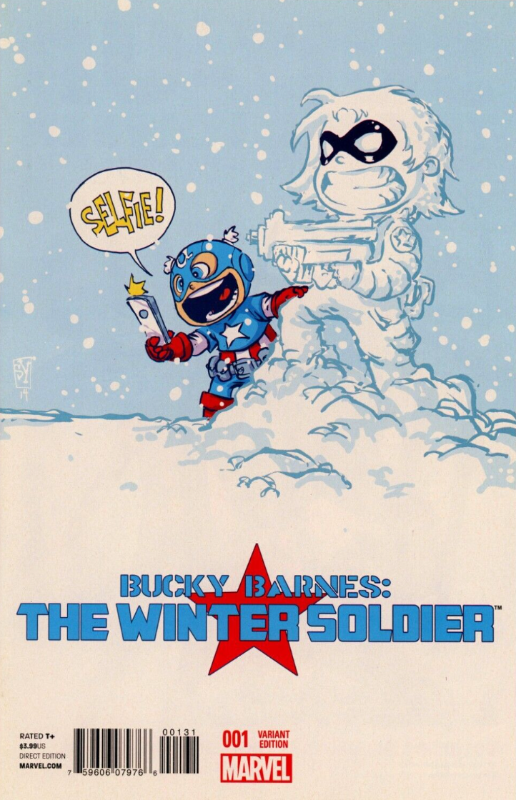 BUCKY BARNES WINTER SOLDIER #1 SKOTTIE YOUNG VARIANT 2014 Captain America MARVEL COMICS