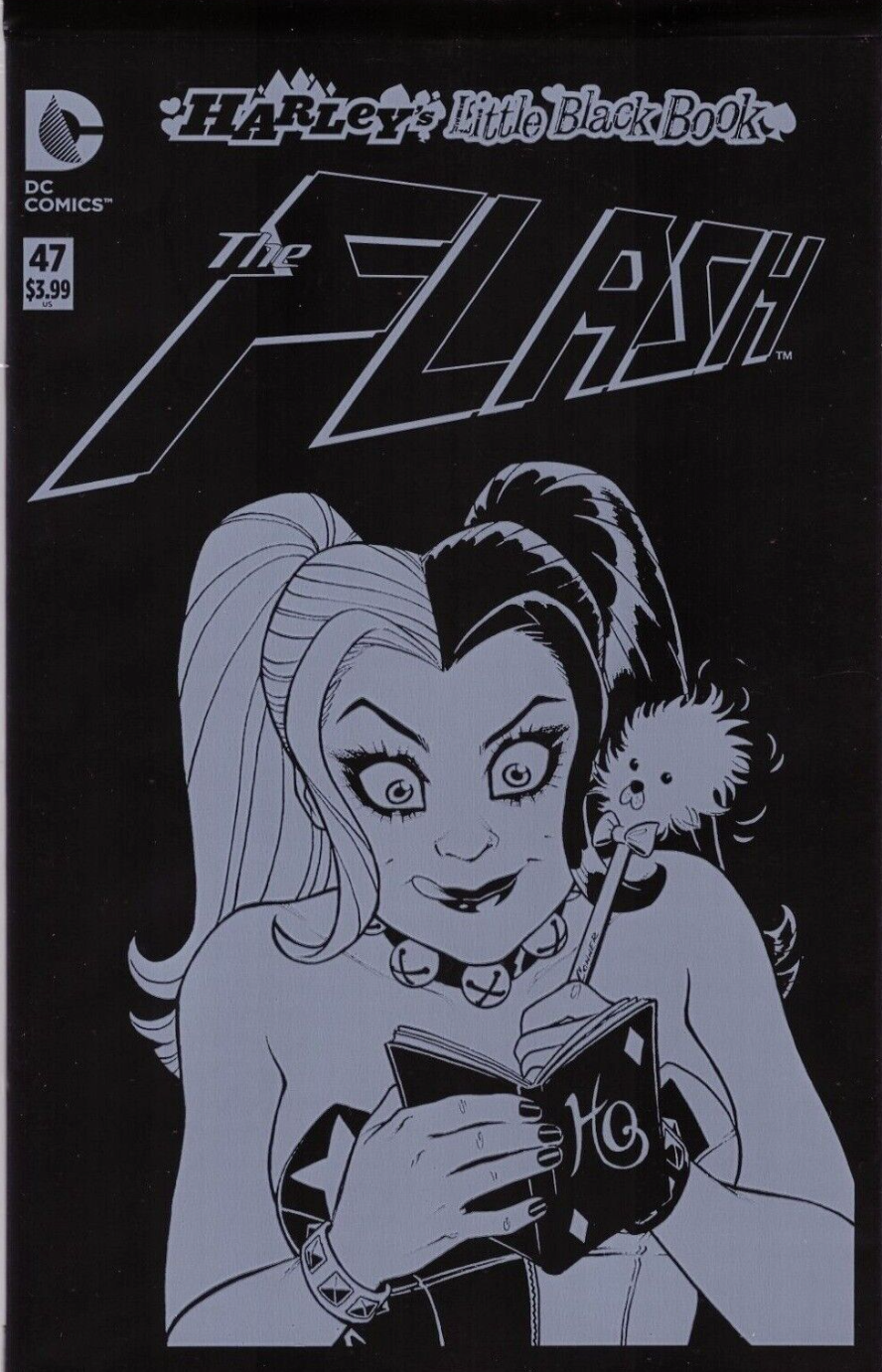 HARLEYS LITTLE BLACK BOOK POLYBAGGED FLASH #47 VARIANT COMIC BOOK DC COMICS