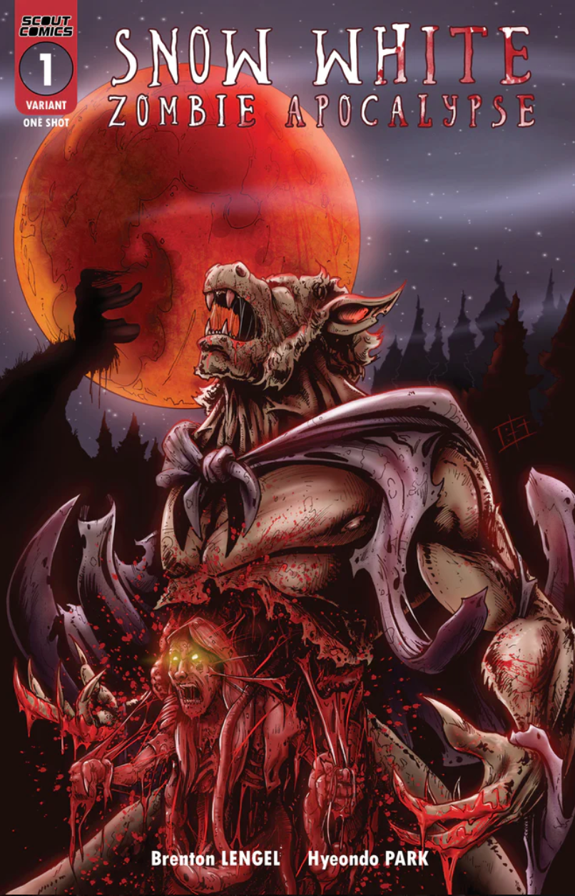 SNOW WHITE ZOMBIE APOCALYPSE ONE SHOT EXCLUSIVE VARIANT 2019 Snow White zombie Apocalypse SCOUT COMICS