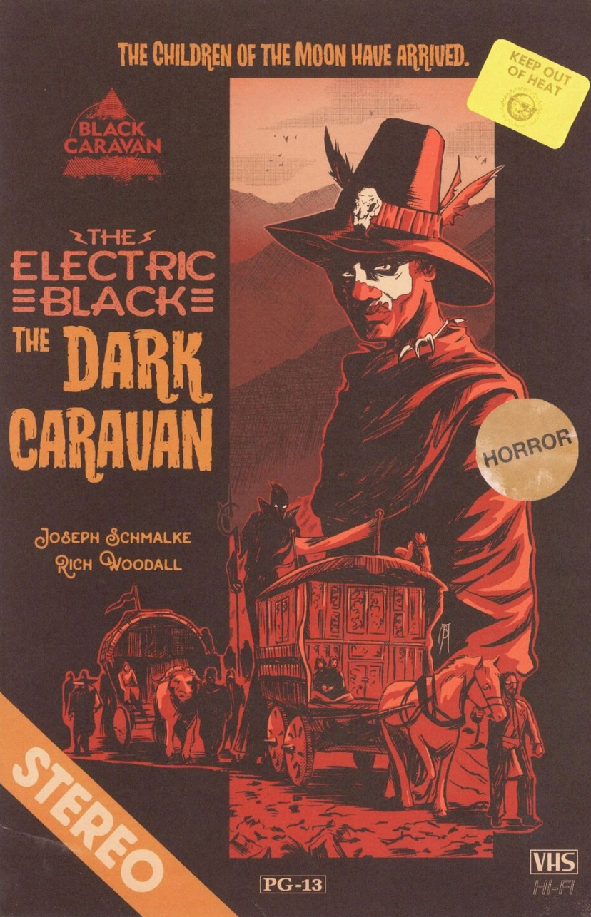ELECTRIC BLACK DARK CARAVAN #1 VHS SECRET CHASE VARIANT 2021 comic book SCOUT COMICS