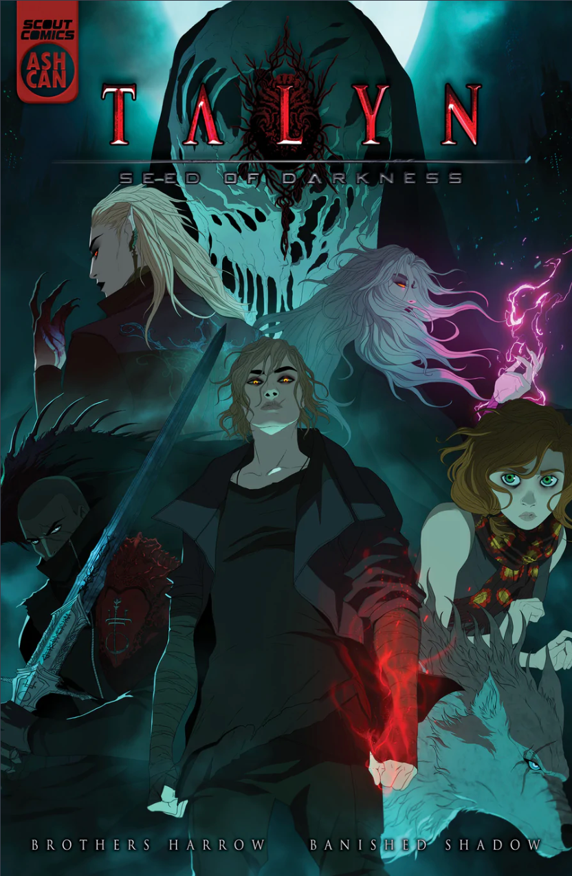 TALYN SEED OF DARKNESS ASHCAN PREVIEW comic book SCOUT COMICS