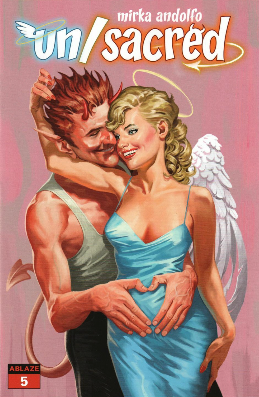 MIRKA ANDOLFOS UNSACRED #5 CVR B STEVE MORRIS (MR) 2020 comic book ABLAZE