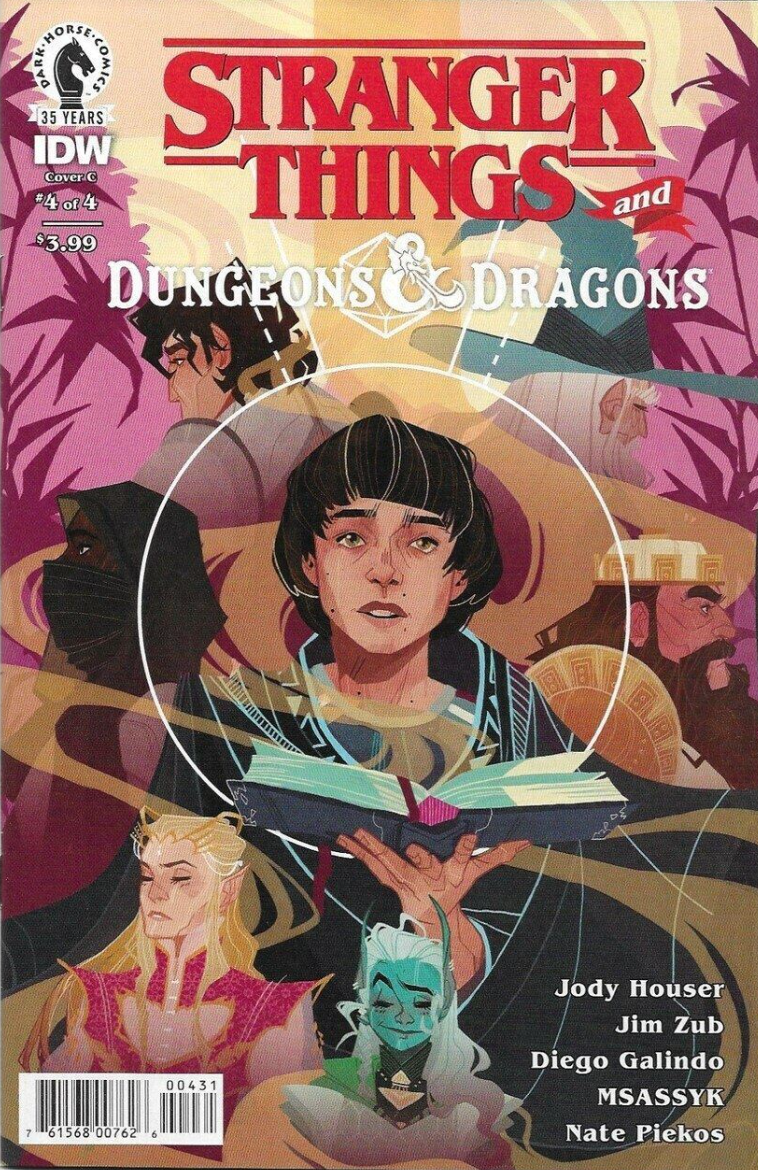 STRANGER THINGS D&D CROSSOVER #4 CVR D JESS TAYLOR VARIANT 2021 comic book DARK HORSE COMICS
