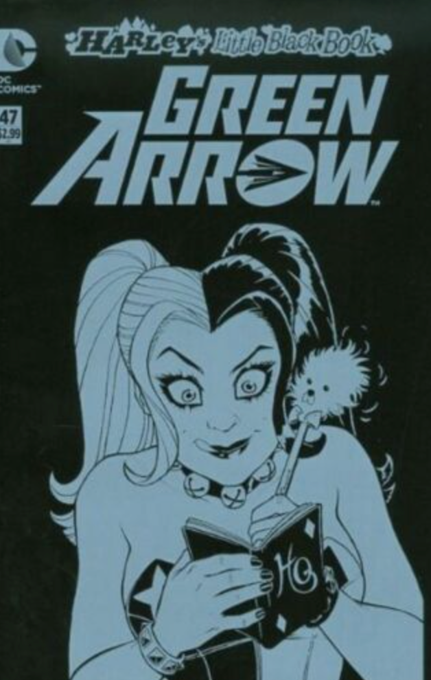 HARLEYS LITTLE BLACK BOOK GREEN ARROW #47 SEALED POLYBAG 2016 Harley Quinn DC COMICS