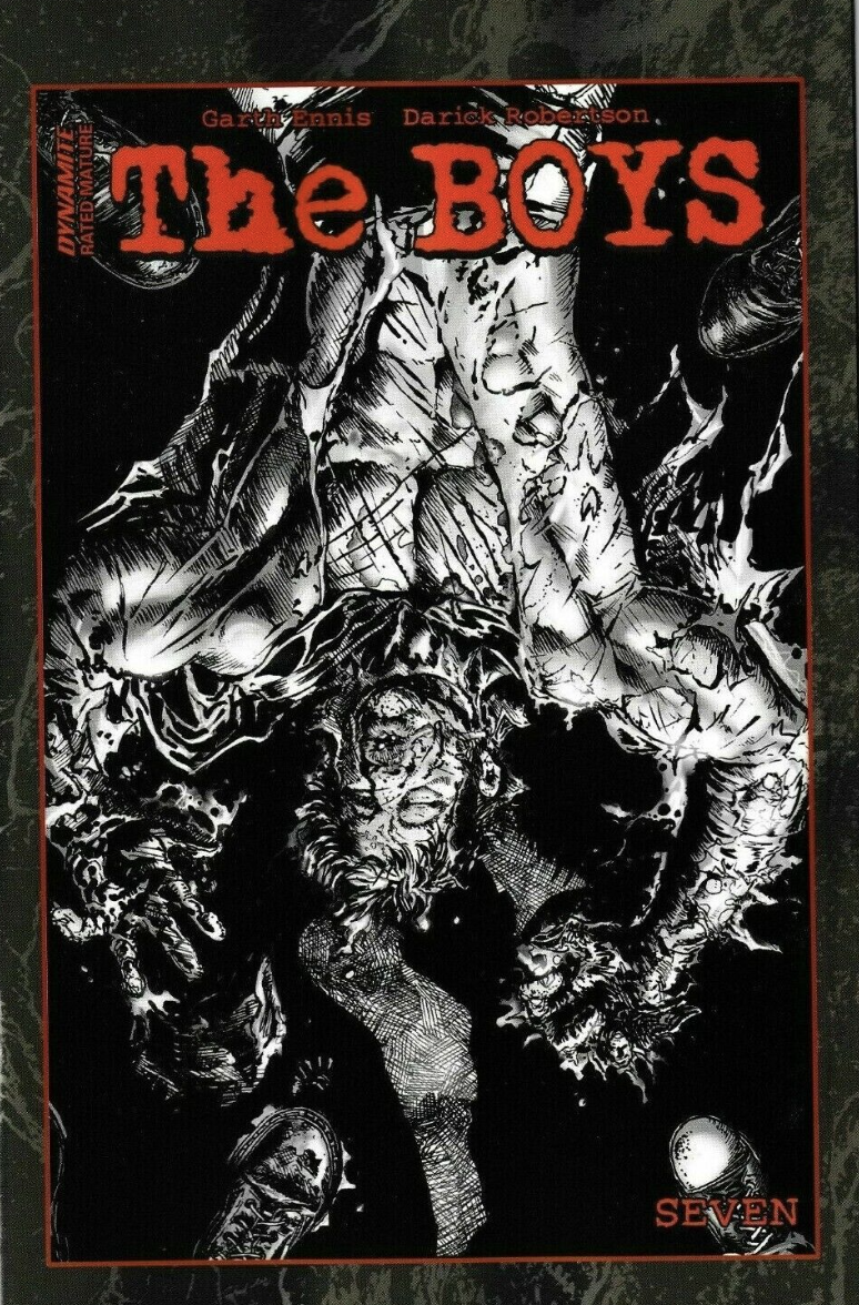 BOYS #7 B&W 1:10 VARIANT 2022 The Boys DYNAMITE