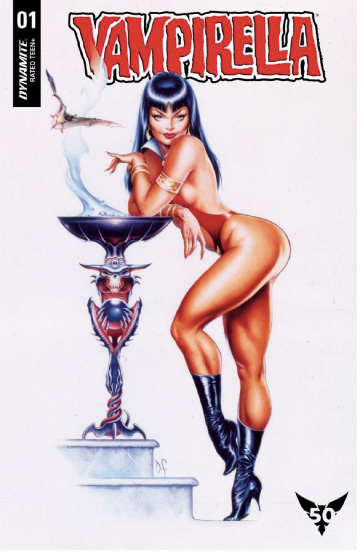 VAMPIRELLA #1 DAVE STEVENS RETRO EXCLUSIVE VARIANT LTD 250 2019 Vampirella DYNAMITE