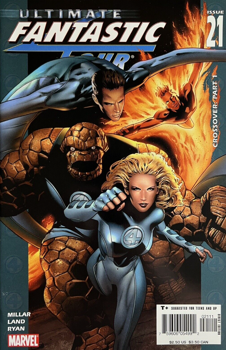 ULTIMATE FANTASTIC FOUR #21 2005 (MARVEL ZOMBIES CAMEO) Ultimate Fantastic Four MARVEL COMICS