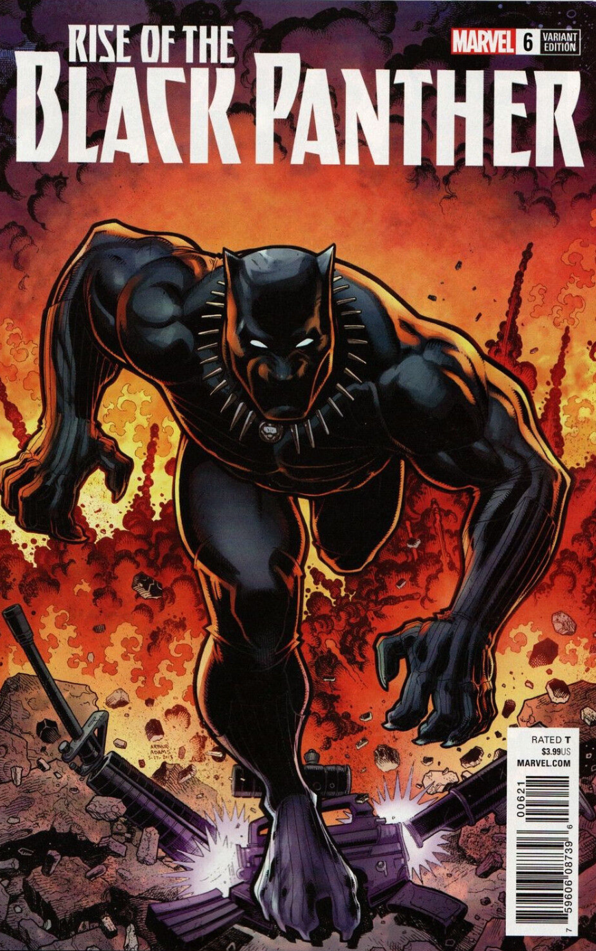 RISE OF BLACK PANTHER #6 ART ADAMS VARIANT 2018 Black Panther MARVEL COMICS