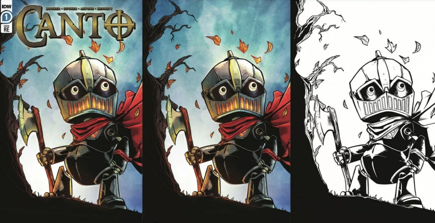 CANTO #1 4TH PRINT NYCC VARIANT SET Canto IDW PUBLISHING