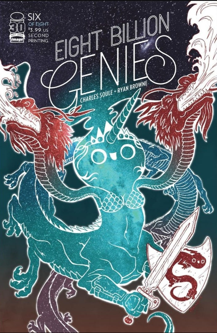 EIGHT BILLION GENIES #6 (OF 8) 2ND PRINT (MR) 2023 Eight Billion Genies IMAGE COMICS