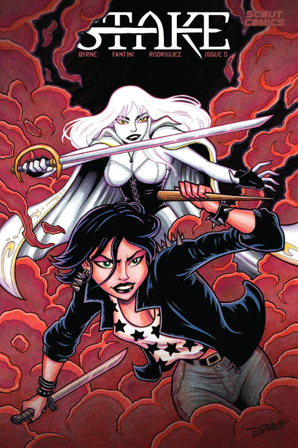 STAKE #5 FANTINI EXCLUSIVE VARIANT (MR) 2021 comic book SCOUT COMICS