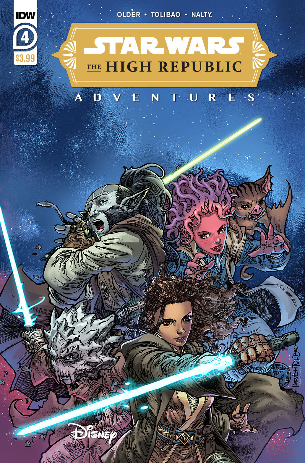 STAR WARS HIGH REPUBLIC ADVENTURES #4 2021 Star Wars High Republic Adventures IDW PUBLISHING
