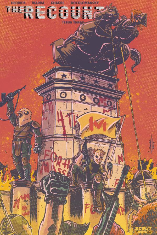 THE RECOUNT #3 WEBSTORE EXCLUSIVE WOODALL VARIANT 2021 Recount SCOUT COMICS