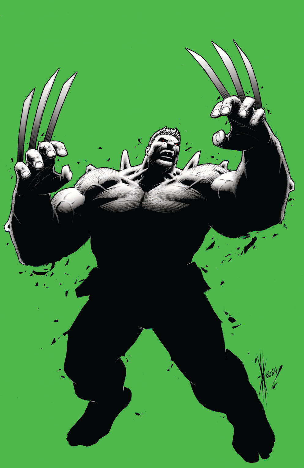 WEAPON H #1 DALE KEOWN CLASSIC HOMAGE VIRGIN VARIANT *DMG* MARVEL COMICS