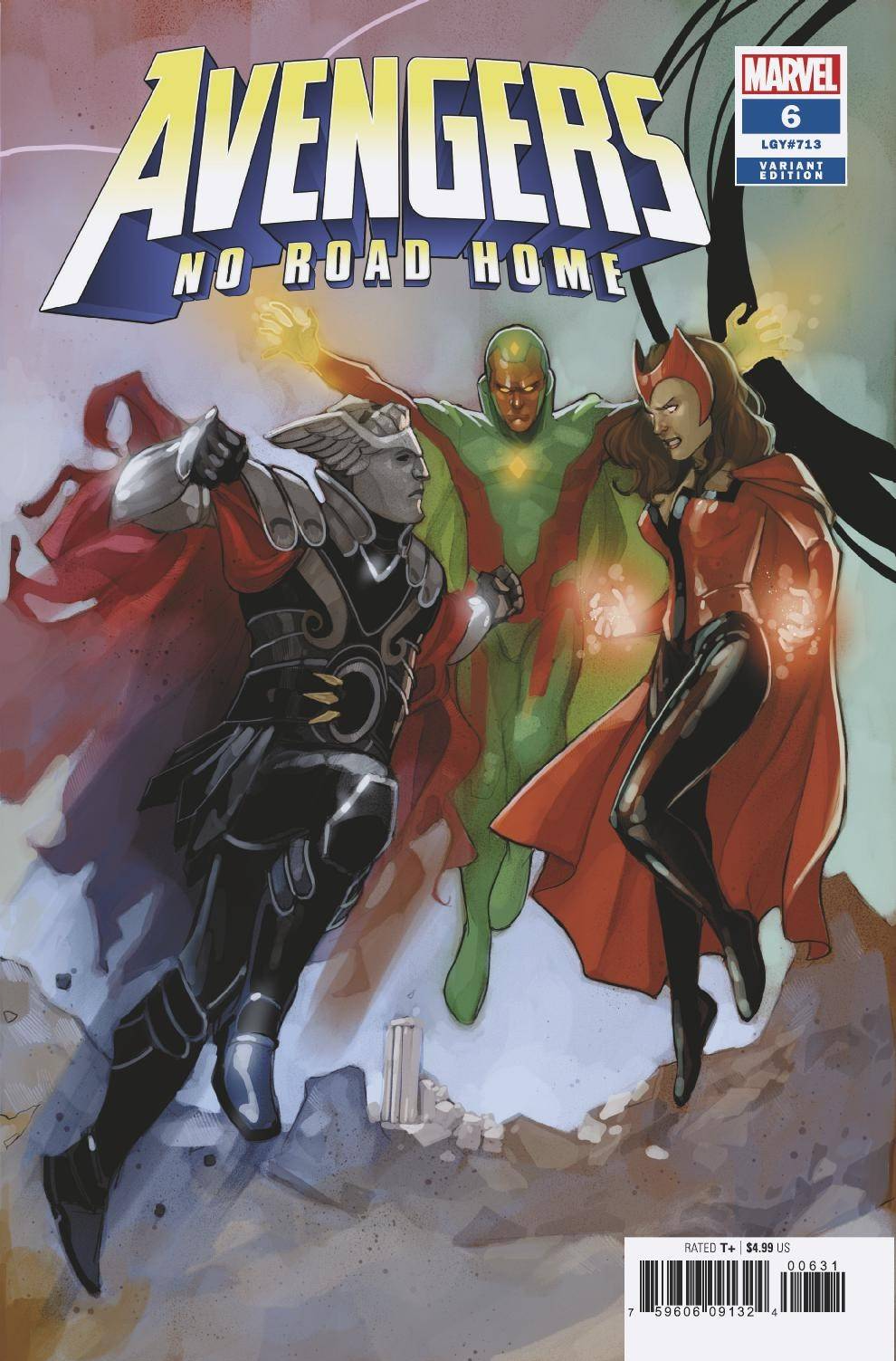 AVENGERS NO ROAD HOME #6 (OF 10) CONNECTING VARIANT 2019 Avengers MARVEL COMICS