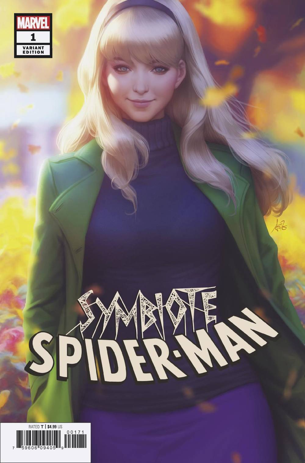 SYMBIOTE SPIDER-MAN #1 ARTGERM VARIANT 2019 Spider-Man MARVEL COMICS