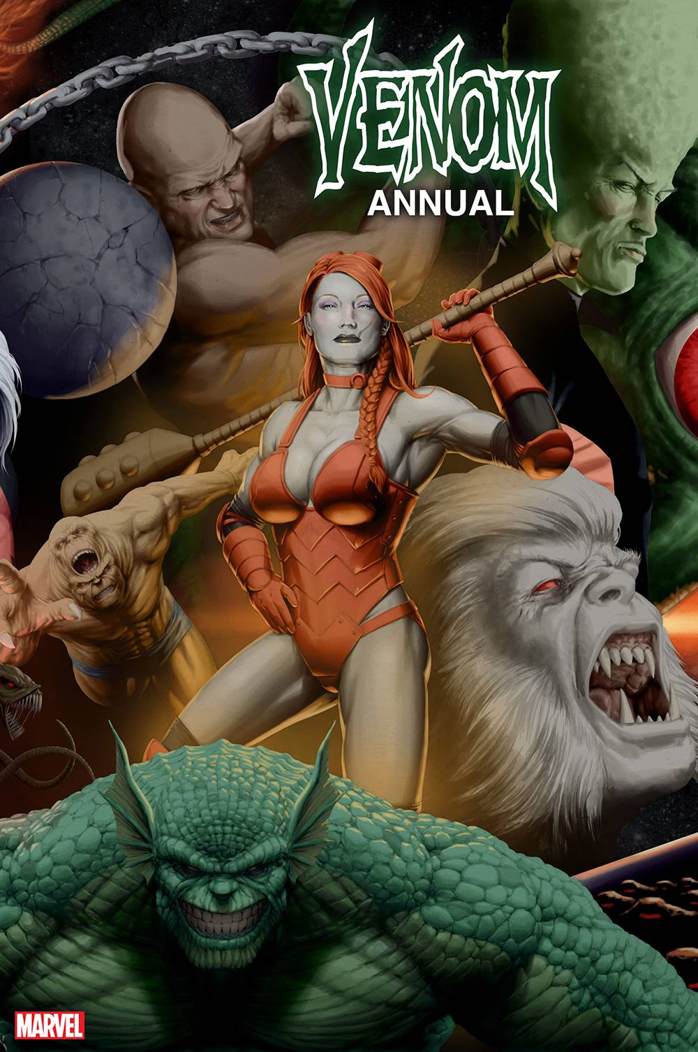 VENOM ANNUAL #1 CHRISTOPHER CONNECTING VARIANT 2019 comic MARVEL COMICS