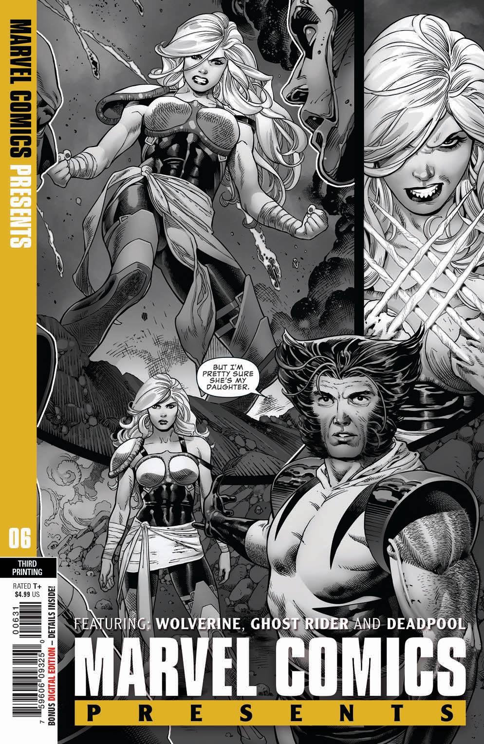 MARVEL COMICS PRESENTS #6 3RD PRINT VARIANT 2019 (1ST APP RIEN) Marvel Comics Presents MARVEL COMICS