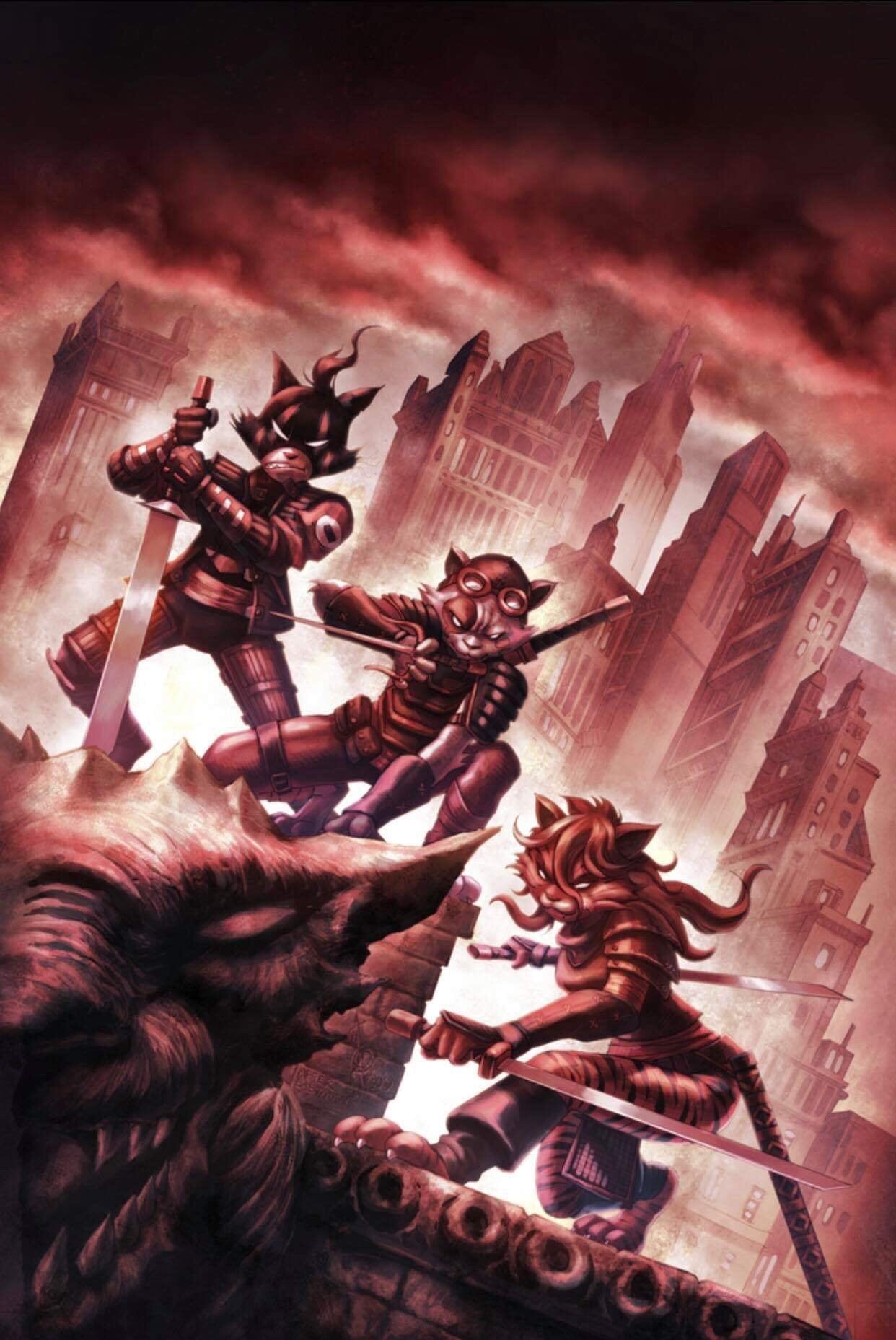 RADICALLY REARRANGED RONIN RAGDOLLS ONE SHOT ALAN QUAH EXCLUSIVE VIRGIN 2019 comics KEVIN EASTMAN STUDIOS