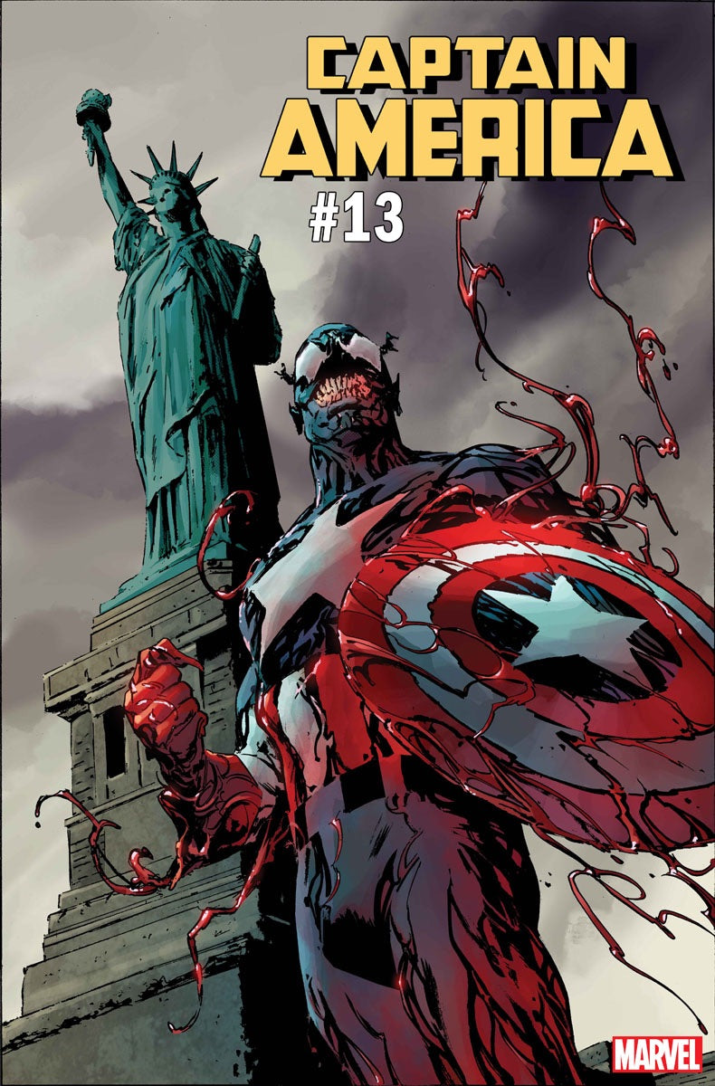 CAPTAIN AMERICA #12 CARNAGE-IZED VARIANT 2019 Captain America MARVEL COMICS