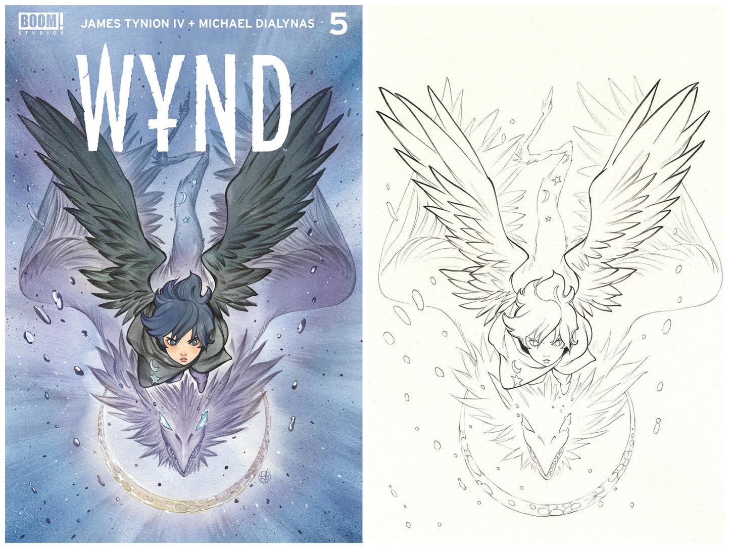 WYND #5 SSCO PEACH MOMOKO TRADE DRESS & PENCIL VIRGIN VARIANT SET 2020 COMIC BOOK BOOM! STUDIOS