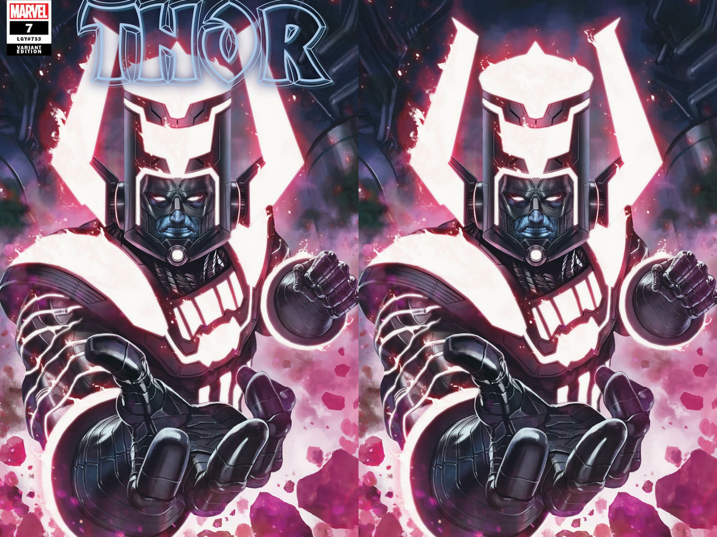 THOR #7 SSCO SKAN SRISUWAN BLACK WINTER GALACTUS TRADE DRESS & VIRGIN VARIANT SET 2020 Thor MARVEL COMICS