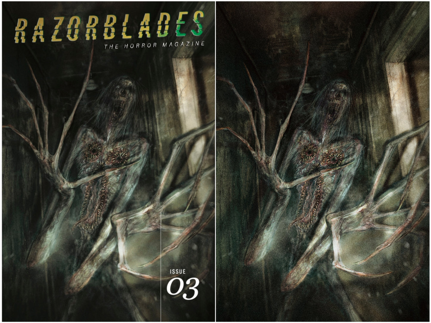 RAZORBLADES: THE HORROR MAGAZINE #3 SSCO & SCC DAVID ROMERO EXCLUSIVE VARIANT 2021 comic book TYNION STUDIOS Trade Dress & Virgin Set