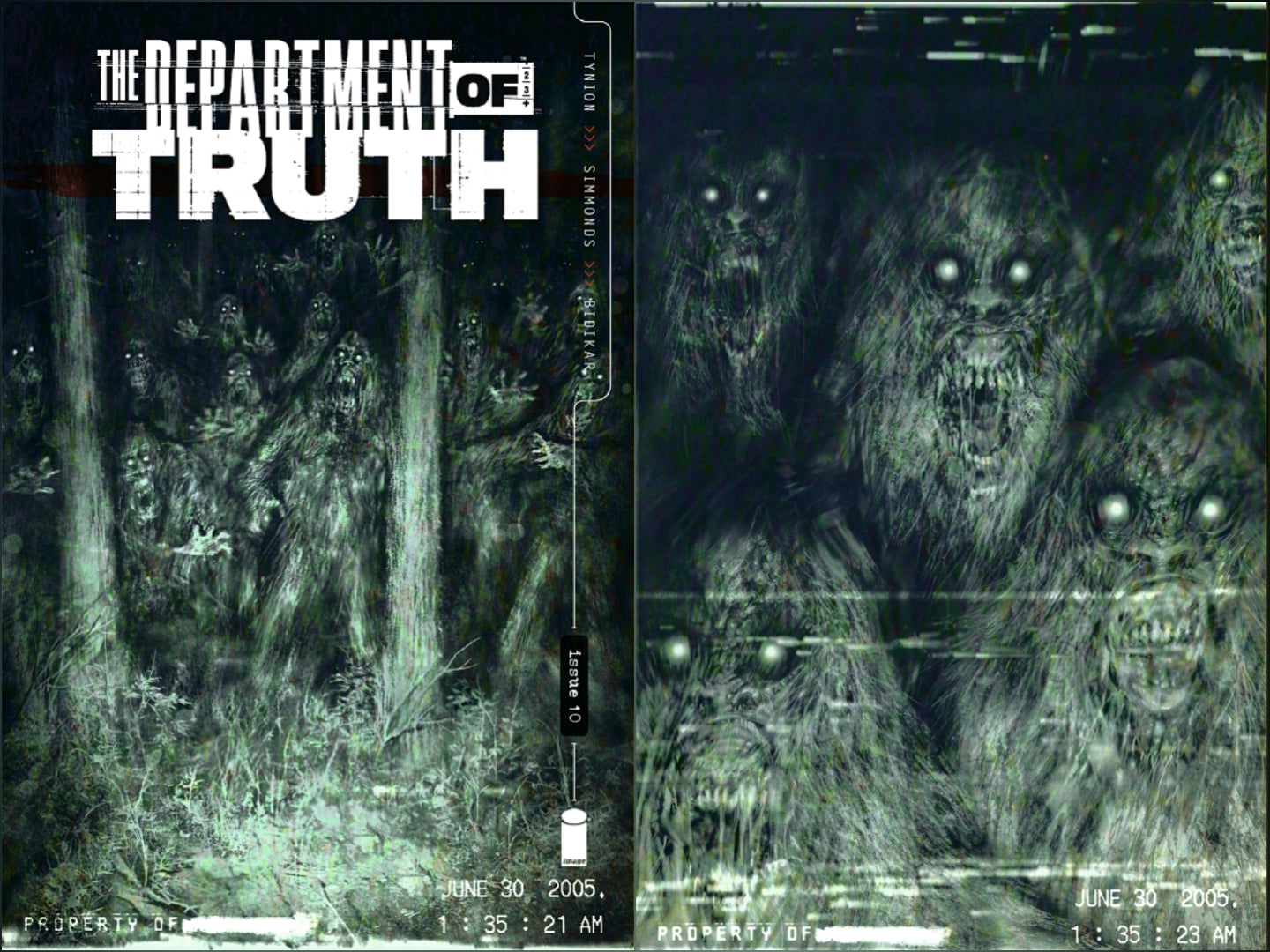 DEPARTMENT OF TRUTH #10 SSCO DAVID ROMERO VARIANTS 2021 comic book IMAGE COMICS TRADE DRESS & VIRGIN SET