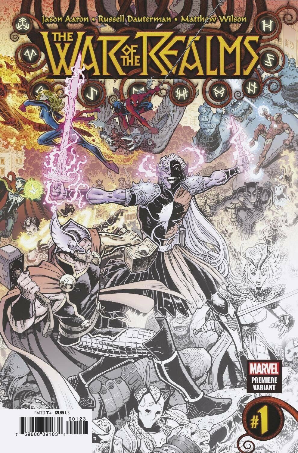 WAR OF REALMS #1 PREMIERE VARIANT 2019 comic book MARVEL COMICS
