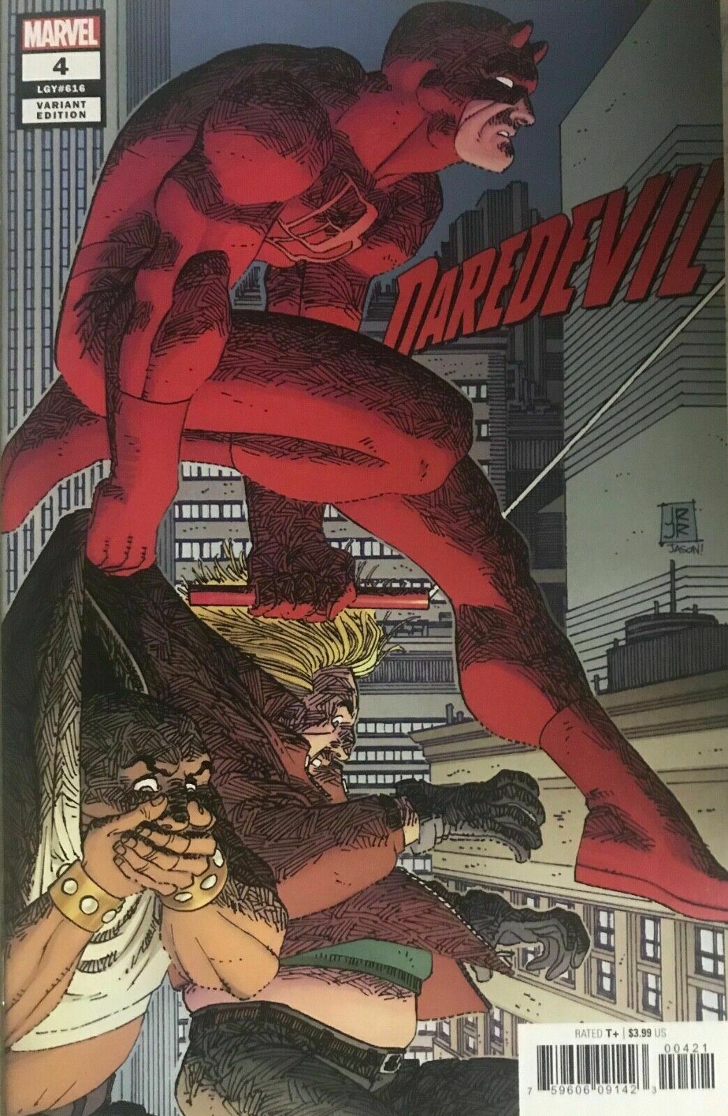 DAREDEVIL #4 HIDDEN GEM 1:50 JRJR ROMITA VARIANT 2019 Daredevil MARVEL COMICS