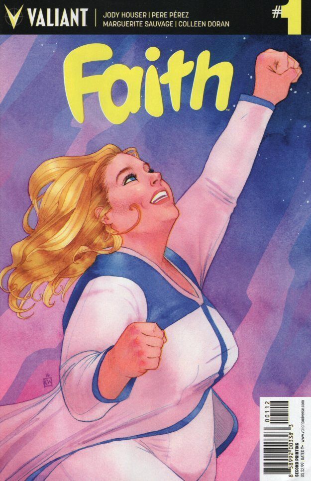 FAITH #1 2ND PRINT 2016 VALIANT ENTERTAINMENT LLC