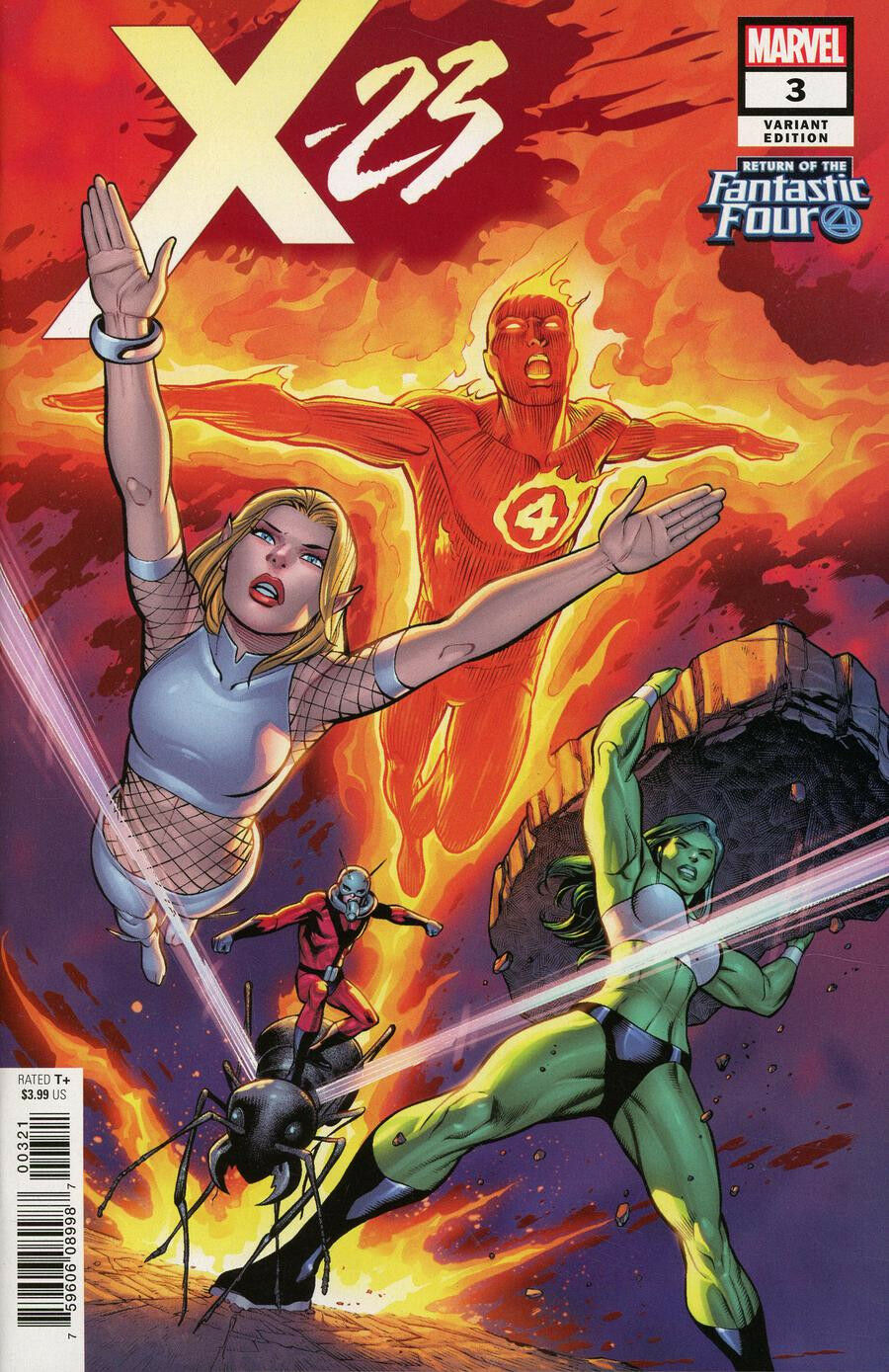 X-23 #3 FANTASTIC FOUR VARIANT 2018 comic book MARVEL COMICS